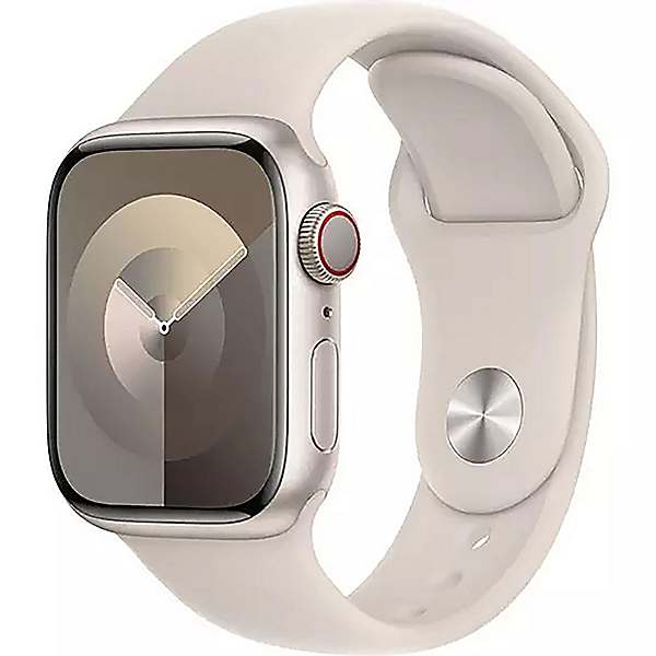 Apple Watch Series 9 GPS + Cellular 41mm Starlight Aluminium Case